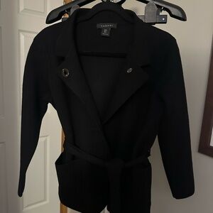 Tahari Women's Black Double-Breasted Blazer